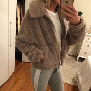 Comfy and fluffy jacket